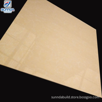 Premium Quality Yellow color pilates series AAA grade Bathroom polished porcelain wall and floor tile 60x60